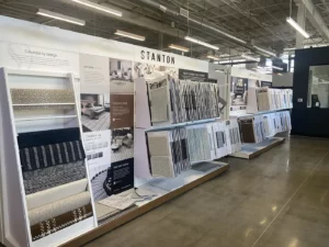 Product samples at showroom | Myers Carpet of Atlanta