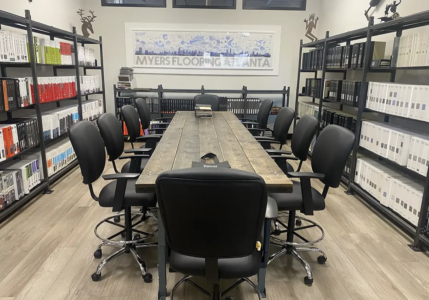 806596432 Product samples at showroom | Myers Carpet of Atlanta